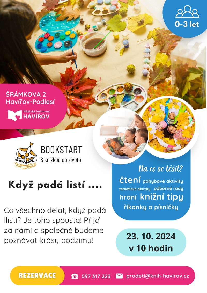 Pozvánka na Bookstart - Když padá listí