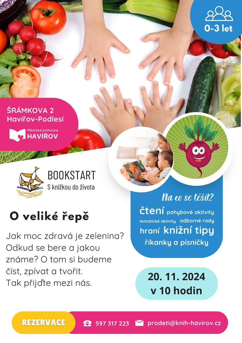 Pozvánka na Bookstart: O veliké řepě