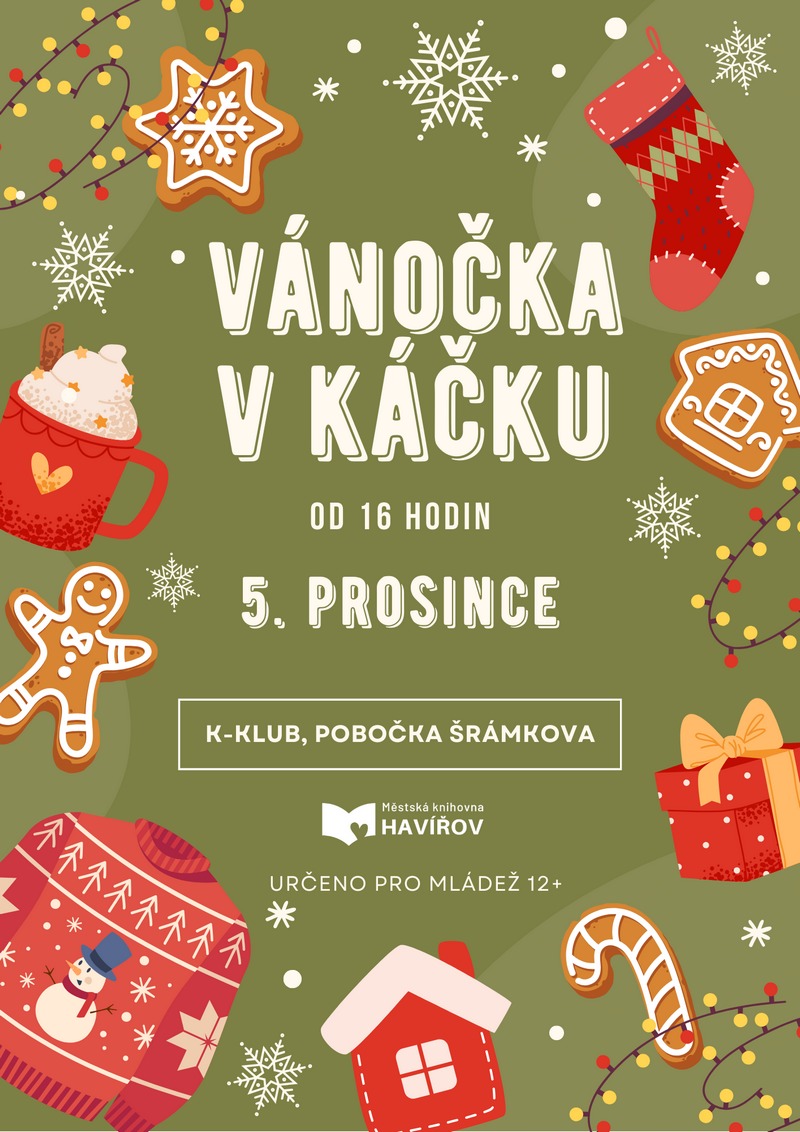 Pozvánka na akci Vánočka v Káčku