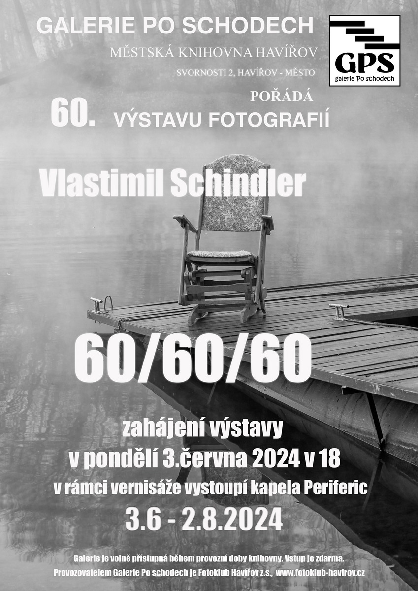 Pozvánka na výstavu Vlastimila Schindlera