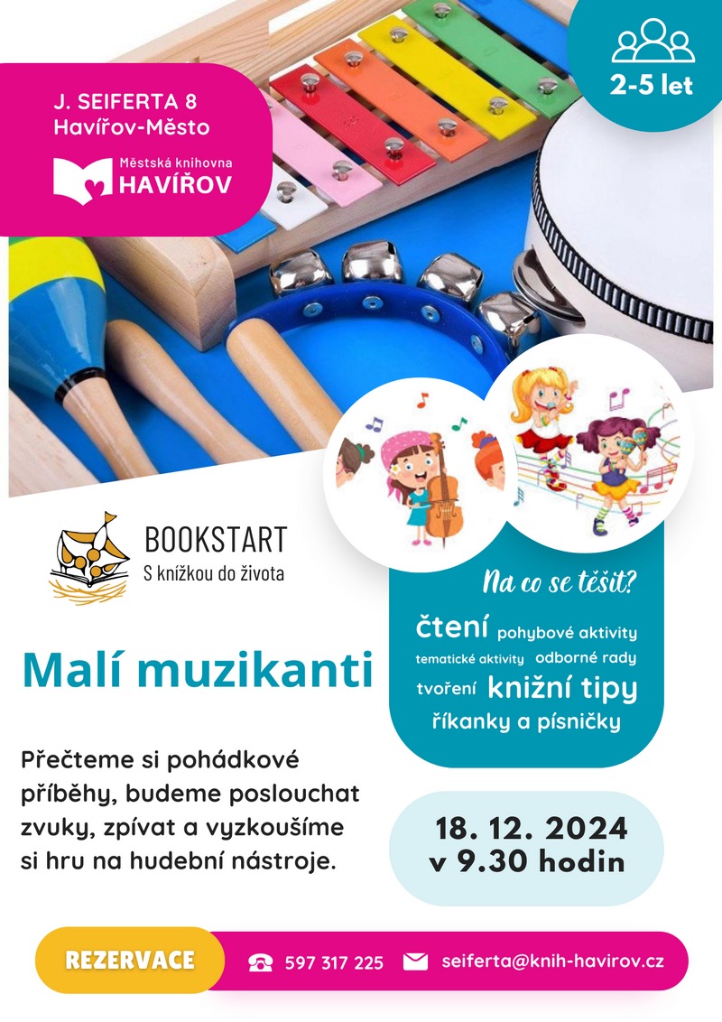 Pozvánka na Bookstart: Malí muzikanti