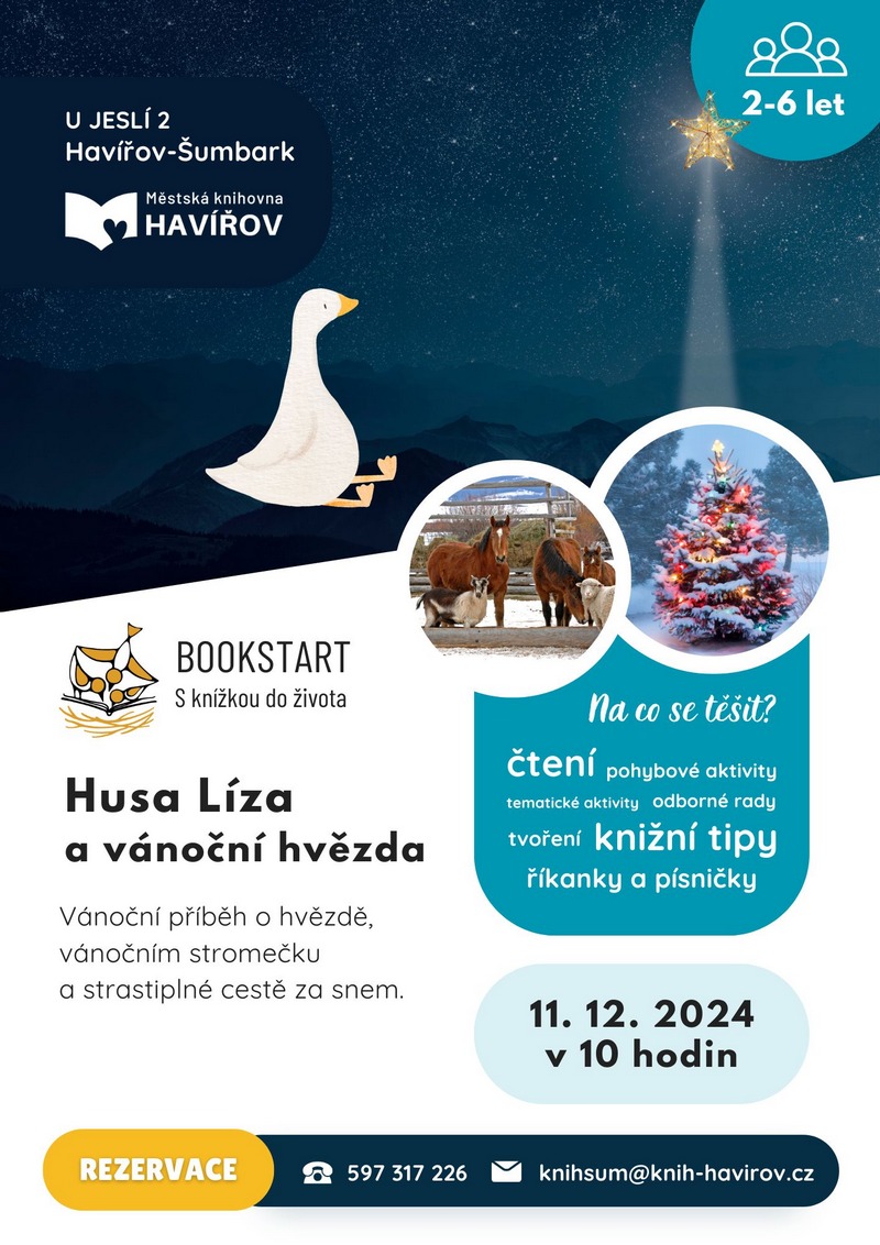 Pozvánka na Bookstart: Husa Líza