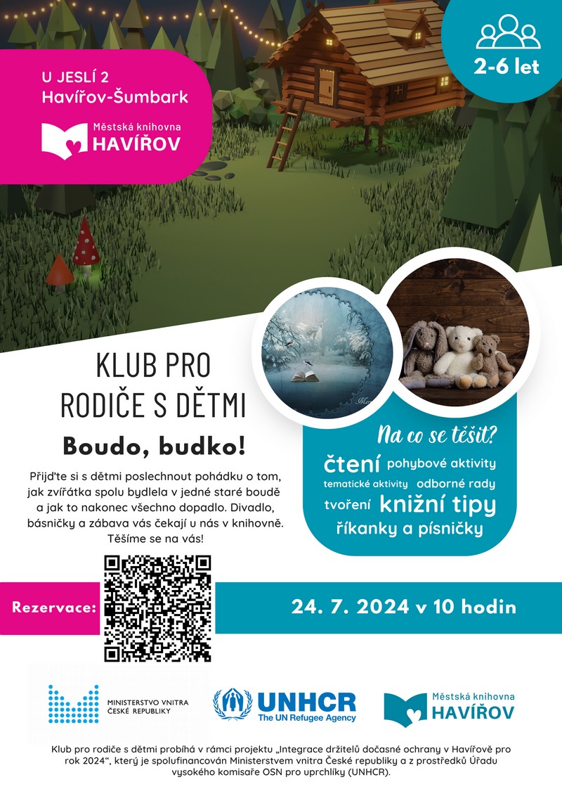 Pozvánka na Klub pro rodiče s dětmi