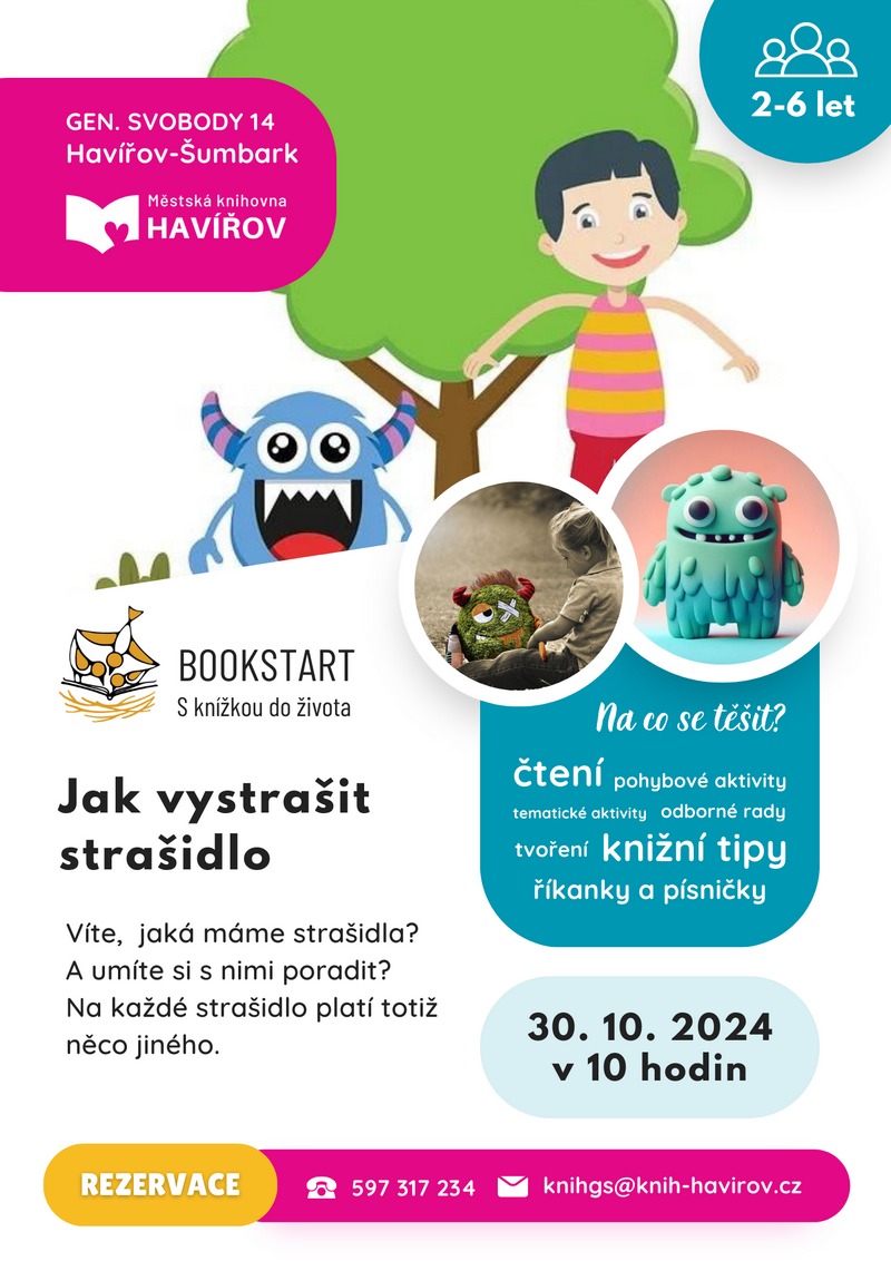 Pozvánka na Bookstart: Jak vystrašit strašidlo