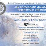 Pozvánka na besedu Jak homeopatie dokáže regenerovat organismus