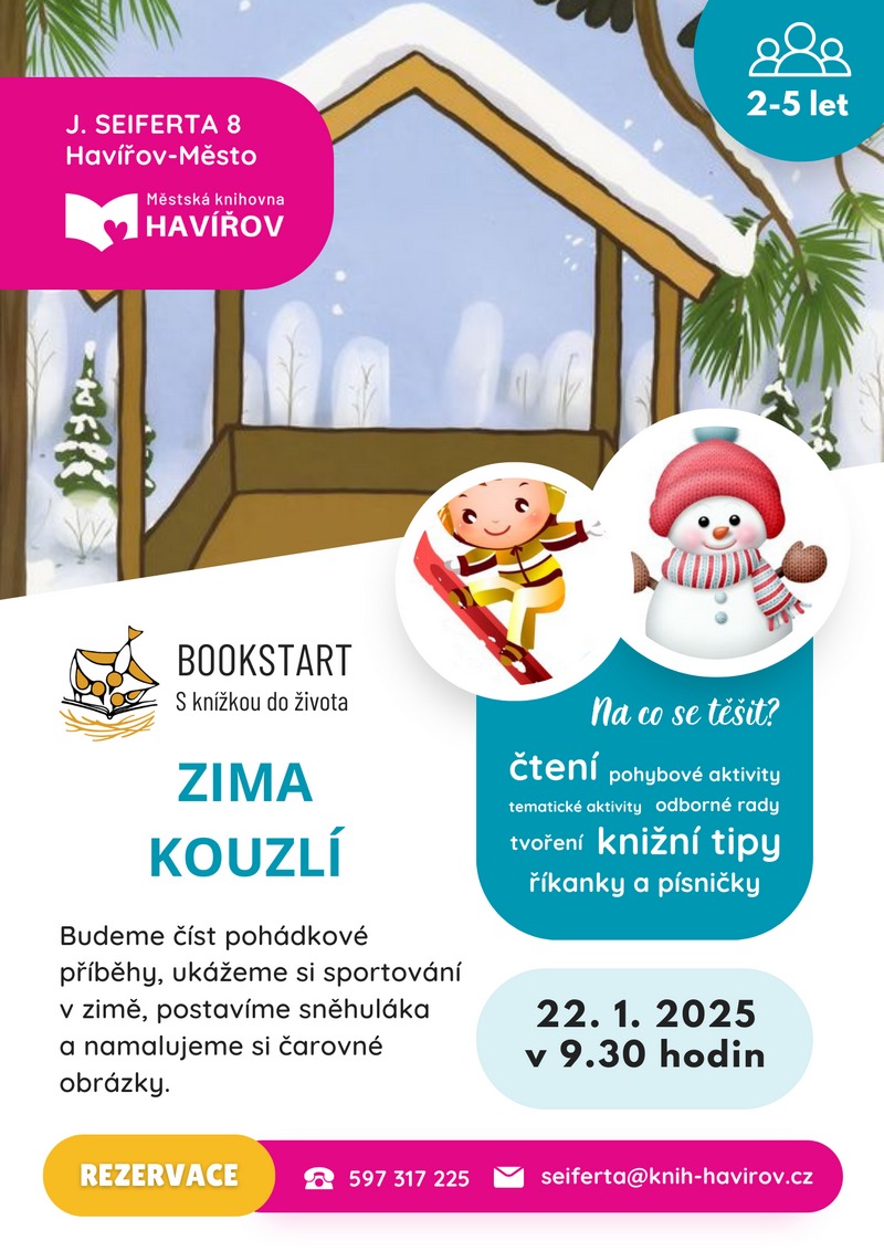 Pozvánka na Bookstart: Zima kouzlí