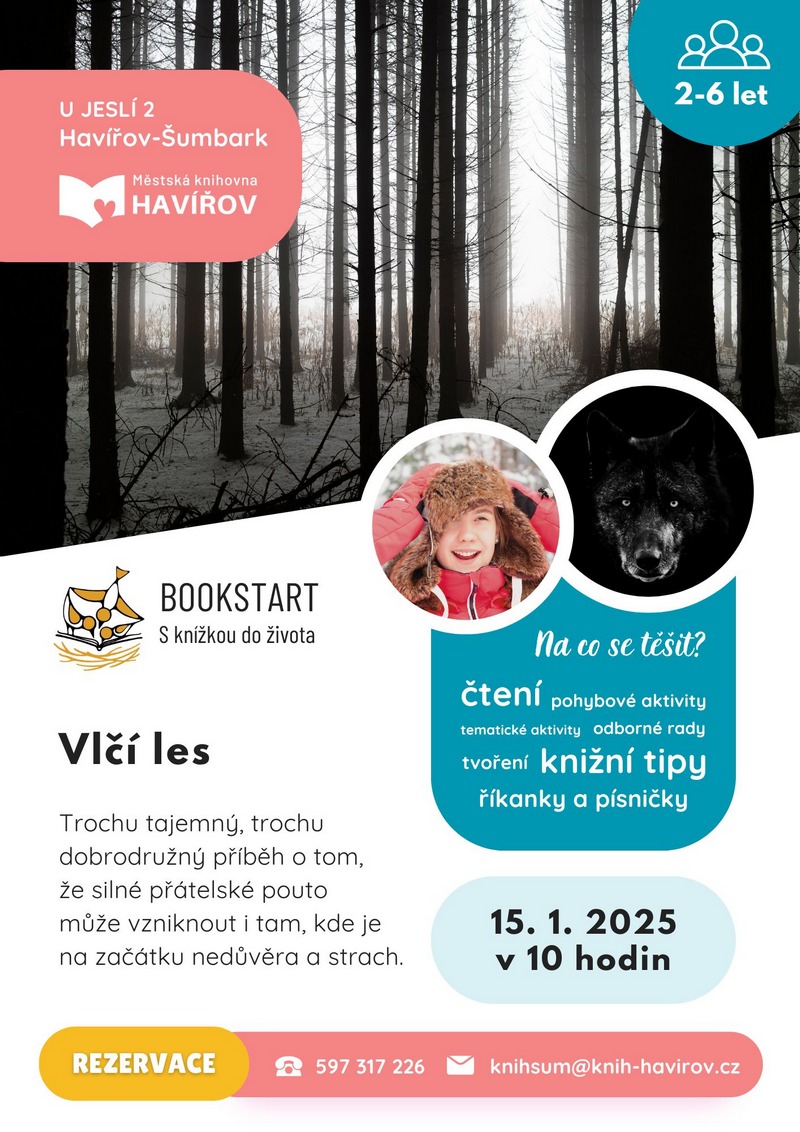 Pozvánka na Bookstart: Vlčí les