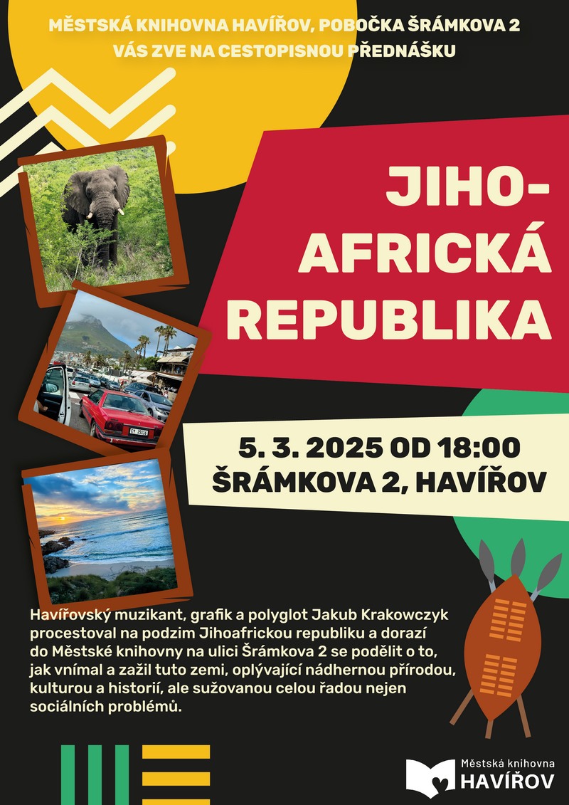 Pozvánka na besedu o Jihoafrické republice