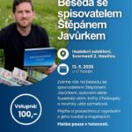 Pozvánka na besedu se spisovatelem Štěpánem Javůrkem