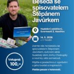 Pozvánka na besedu se spisovatelem Štěpánem Javůrkem