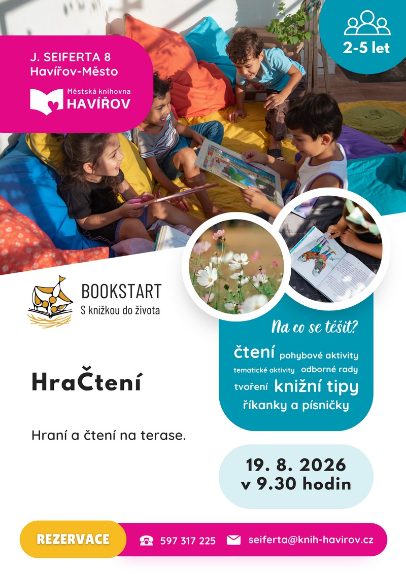 Pozvánka na Bookstart HraČtení