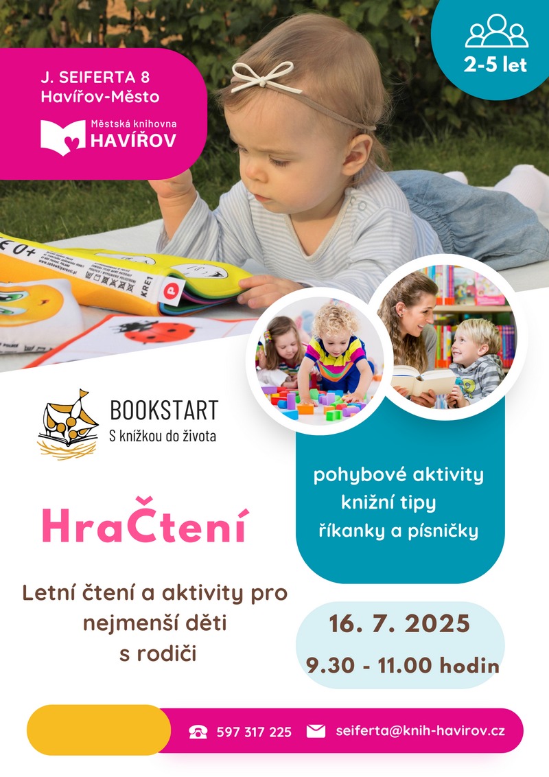 Pozvánka na Bookstart - HraČtení