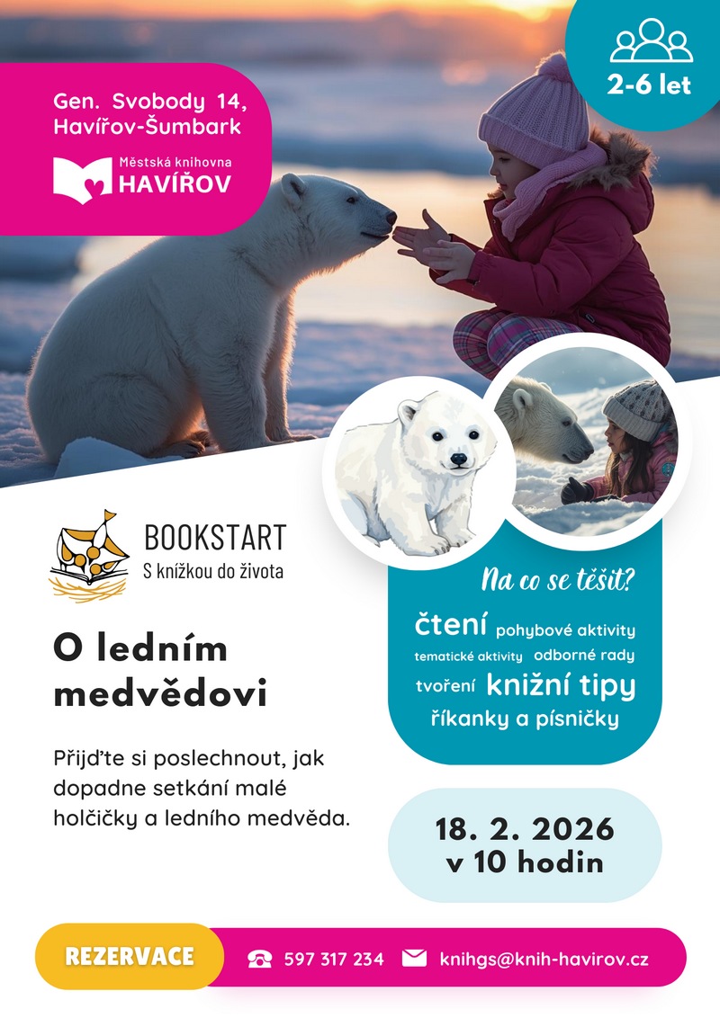Pozvánka na Bookstart - O ledním medvědovi
