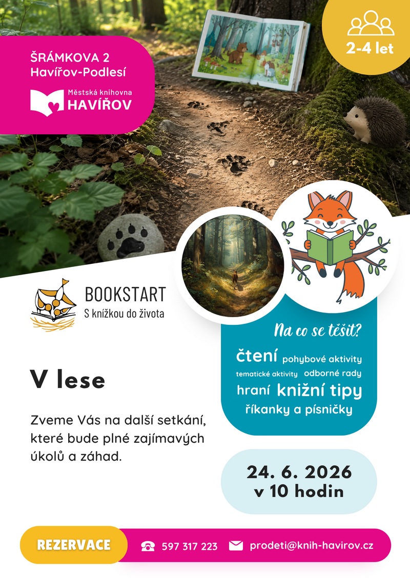 Pozvánka na Bookstart - V lese