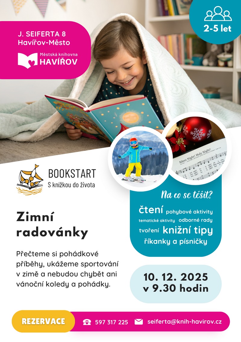 Pozvánka na Bookstart - Zimní radovánky