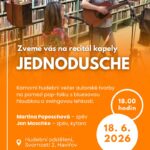 Pozvánka na recitál kapely Jednodusche