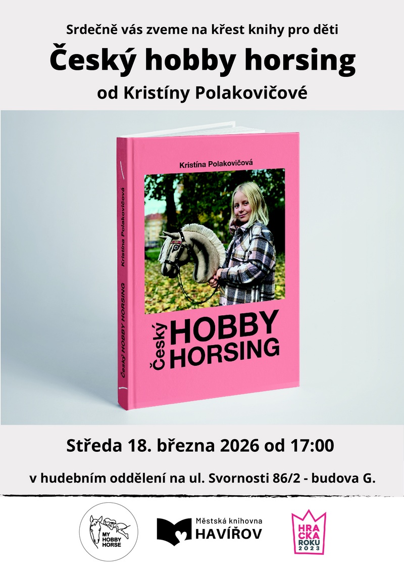 Pozvánka na křest knihy Český Hobby horsing