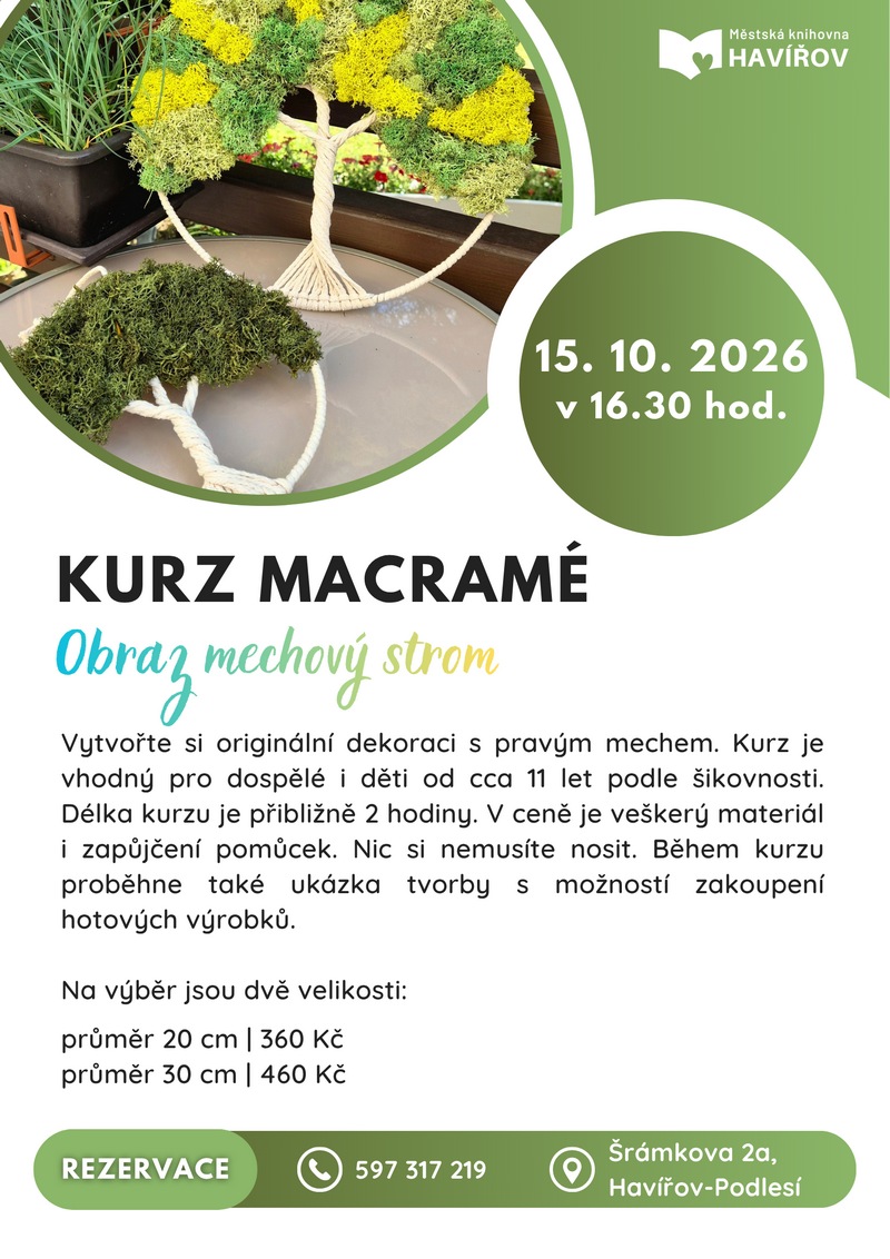 Pozvánka na Kurz macramé