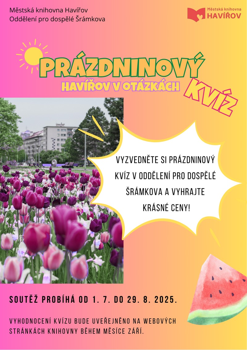 Pozvánka k soutěži Letní kvíz 2025