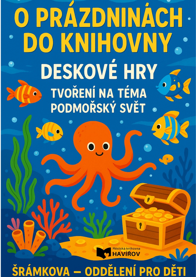 Pozvánka na akci O prázdninách do knihovny