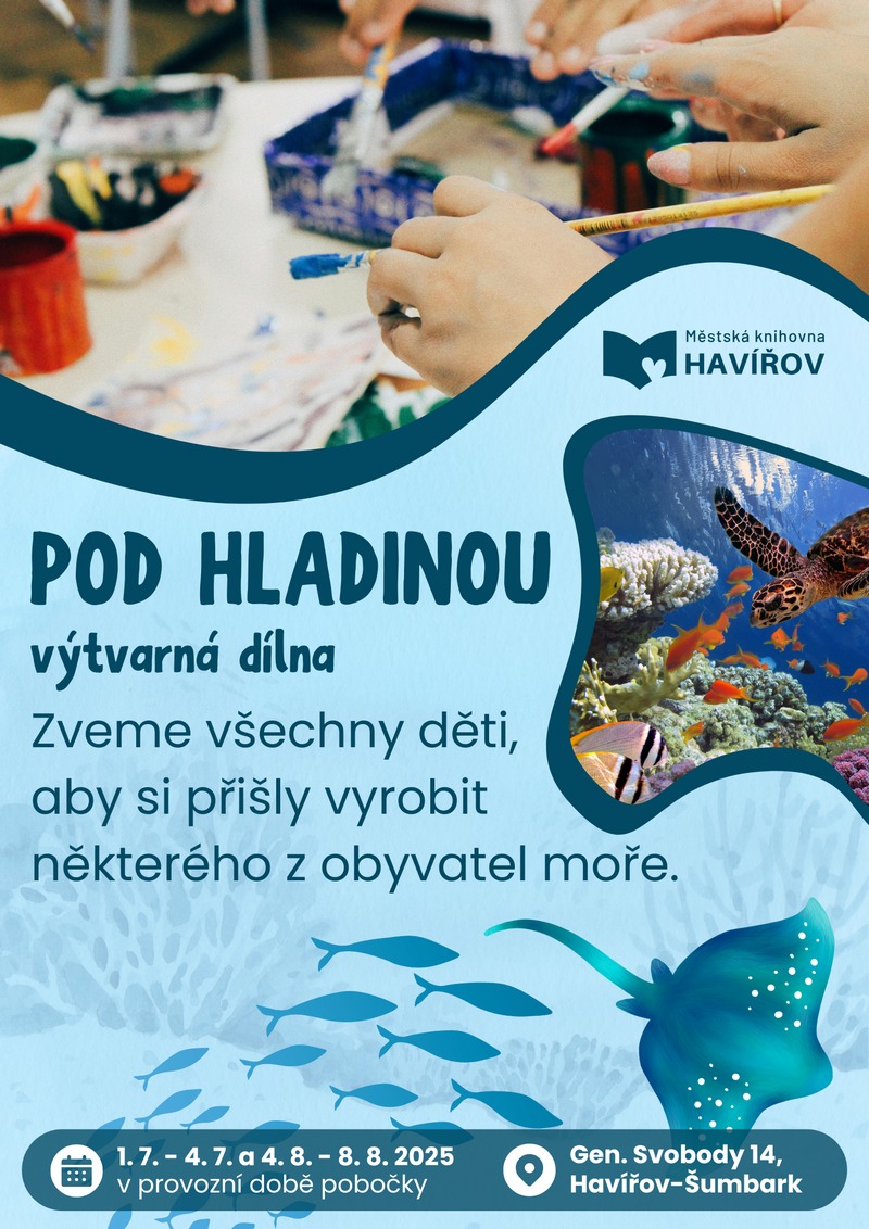 Pozvánka na akci Pod hladinou - Výtvarná dílna