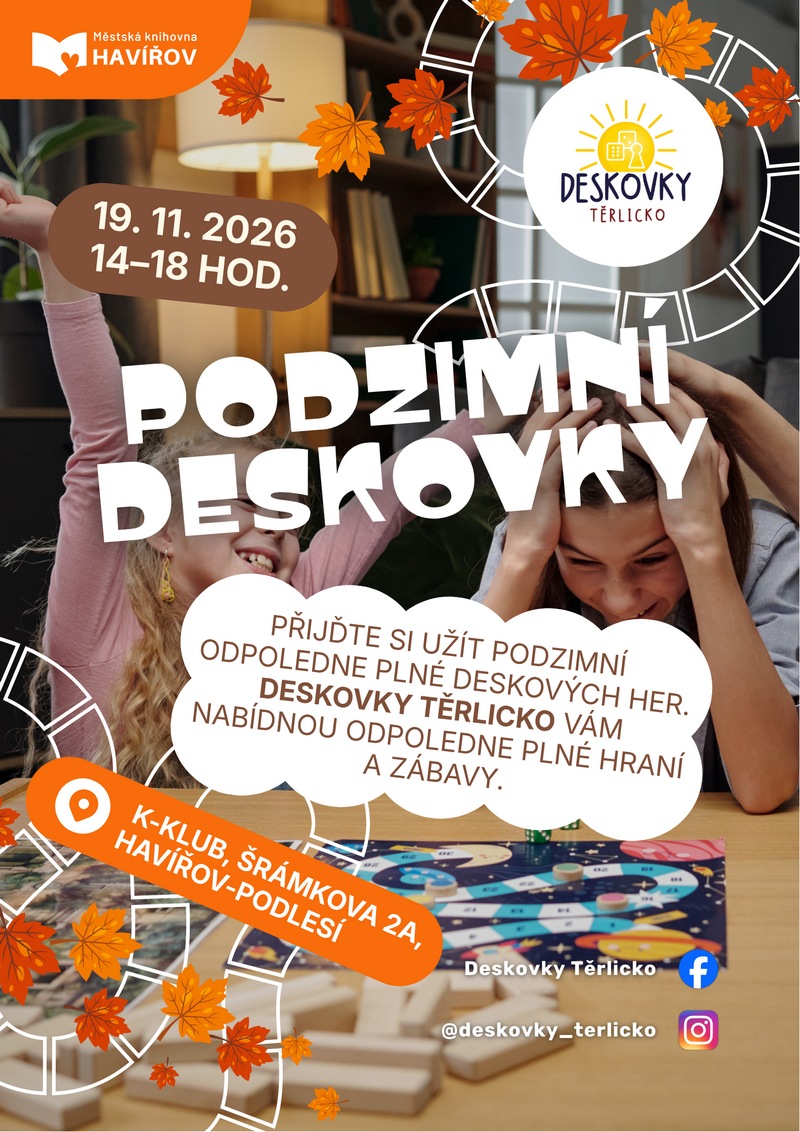 Pozvánka na Podzimní deskovky