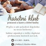 Pozvánka k Posezení u karet a dobré knihy