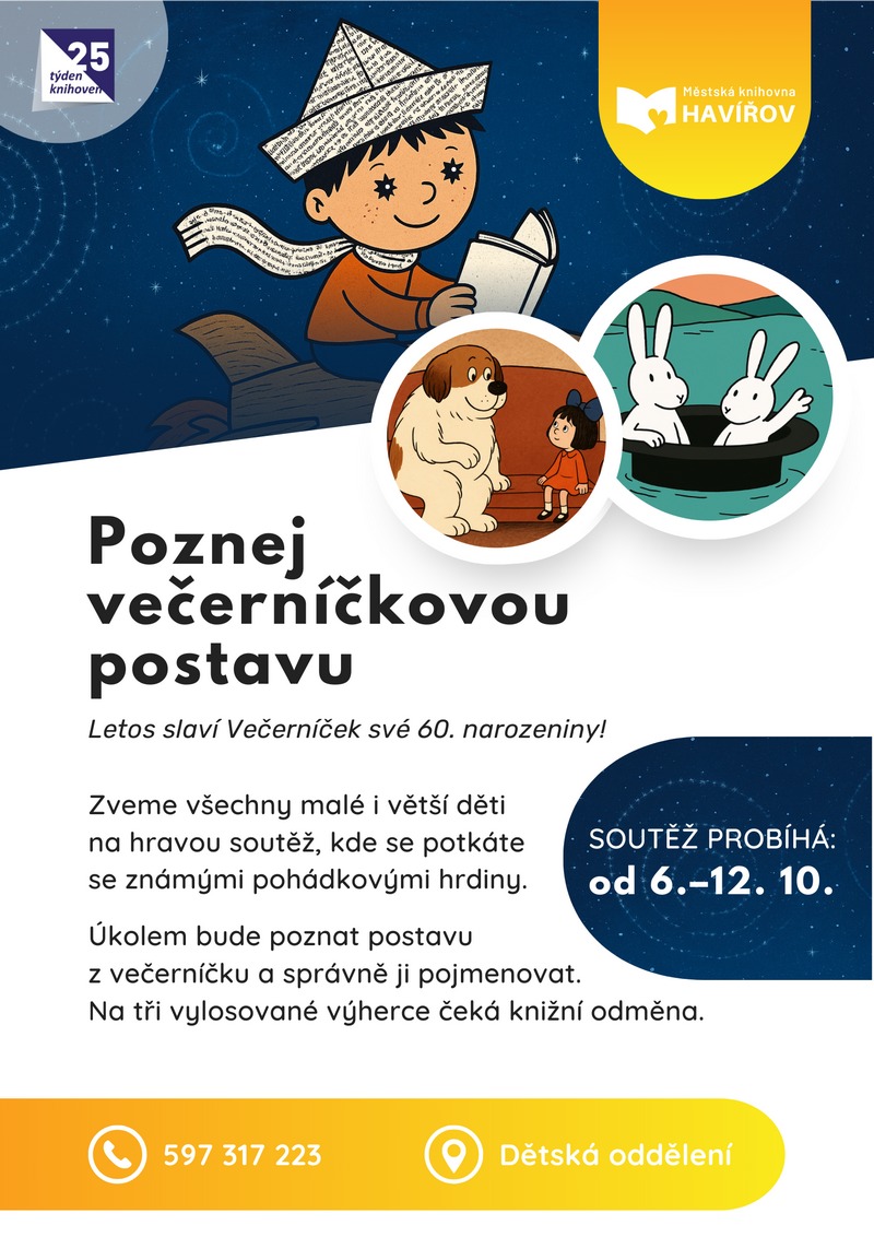 Poznej večerníčkovou postavu
