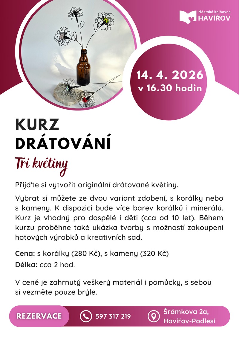 Pozvánka na kurz drátování