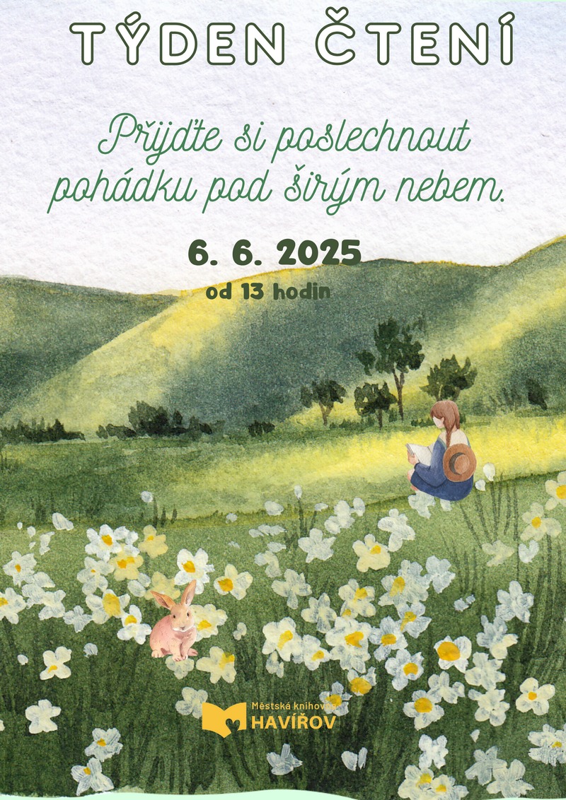 Pozvánka na Týden čtení - Čtení v přírodě