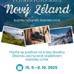 Pozvánka na výstavu fotografií Nový Zéland