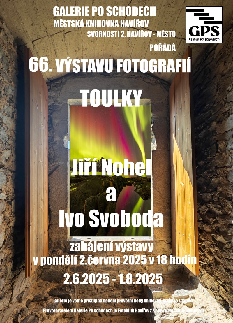 Pozvánka na výstavu Výstava fotoklubu - Toulky