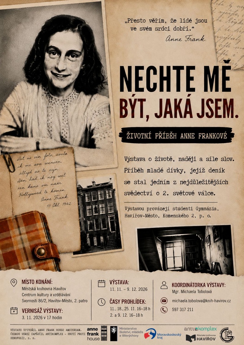 Výstava o Anne Frankové