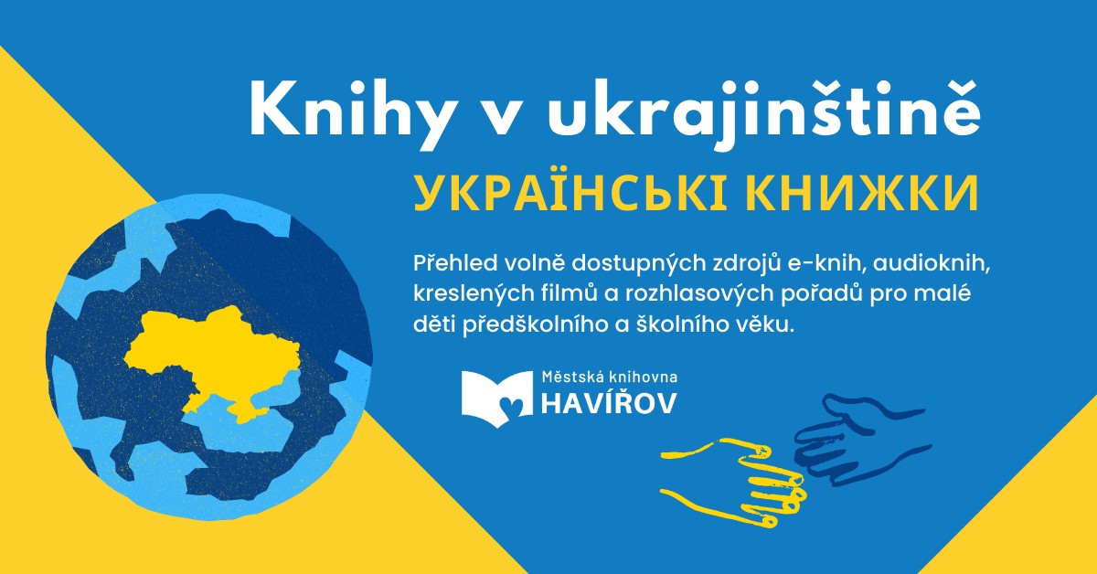 Banner odkazuje na článek Knihy v ukrajinštině