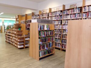 Celkový pohled do půjčovny